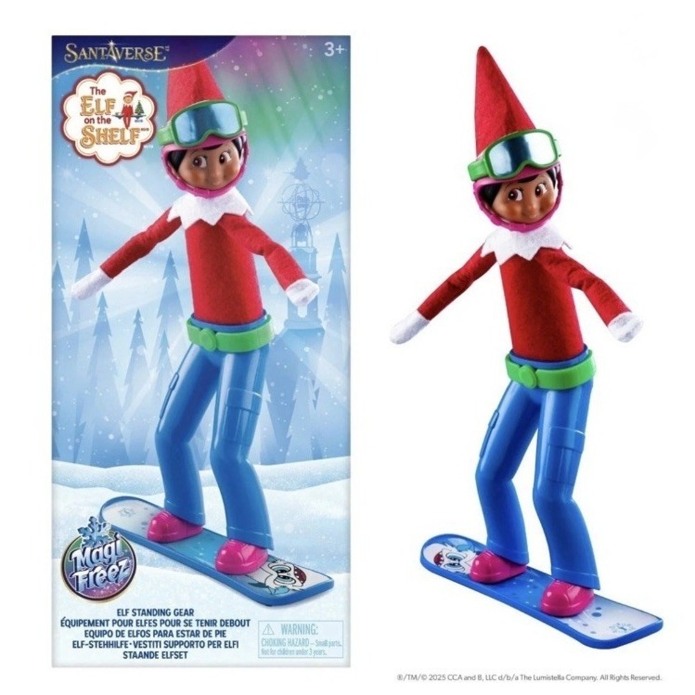The Elf on the Shelf - MagiFreez: Swish and Sleigh Snowboard Set